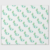 Mermaid waterverf cadeaupapier (Vlak)