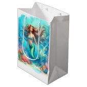Mermaid waterverf medium cadeauzakje (Voorkant Gekanteld)