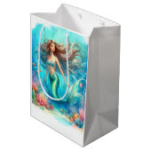 Mermaid waterverf medium cadeauzakje (Achterkant Gekanteld)