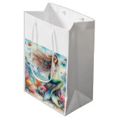 Mermaid waterverf medium cadeauzakje (Voorkant Gekanteld)