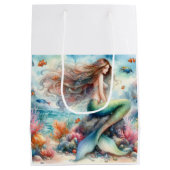 Mermaid waterverf medium cadeauzakje (Achterkant)