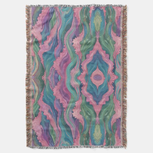 Mermaid Waves Deken (Voorkant Verticaal)