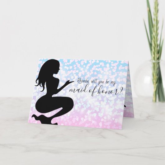 Mermaid Wedding, word jij mijn dienstmeisje van ee Kaart (Voorkant)