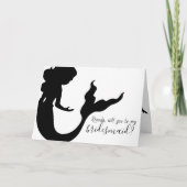 Mermaid Wedding wordt mijn briefkaart (Voorkant)