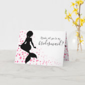 Mermaid Wedding wordt mijn briefkaart (Gele Bloem)