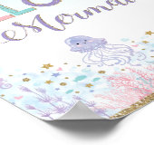 Mermaid Welcome Sign Birthday Decor under Zee Poster (Hoek)