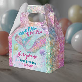 Mermaid whimsical first birthday custom bedankdoosjes