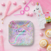 Mermaid Whimsical onder de Zee Birthday Party Papieren Bordje (Feest)