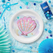 Mermaid Whimsical onder de Zee Birthday Party Papieren Bordje (Feest)