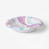 Mermaid Whimsical onder de Zee Birthday Party Papieren Kommen (Gebogen)
