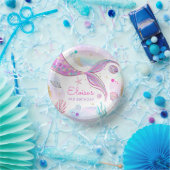 Mermaid Whimsical onder de Zee Birthday Party Papieren Kommen (Feest)