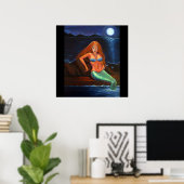 Mermaid Wild - Afdrukken Poster (Thuiskantoor)