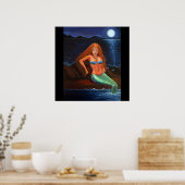 Mermaid Wild - Afdrukken Poster (Keuken)