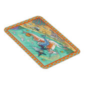 MERMAID WITCH, HALLOWEEN MERHORSE FANTASY MAGNET MAGNEET (Rechterzijde)