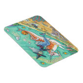 MERMAID WITCH, HALLOWEEN MERHORSE FANTASY MAGNET MAGNEET (Rechterzijde)