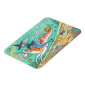 MERMAID WITCH, HALLOWEEN MERHORSE FANTASY MAGNET MAGNEET (Linkerzijde)