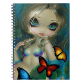 "Mermaid with Butterflies"-laptop Notitieboek (Voorkant)