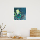 Mermaid with her pearl poster (Keuken)