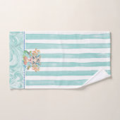 Mermaid with Turtle and Blue Stripes Handdoek (Handdoek)