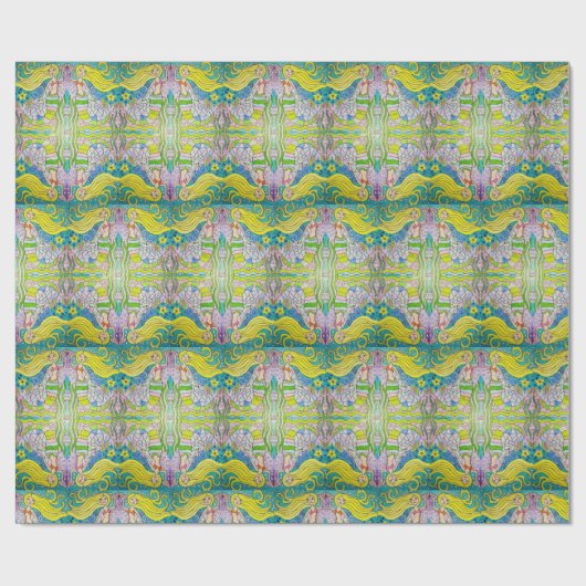 Mermaid Wrapping Paper Cadeaupapier (Vlak)