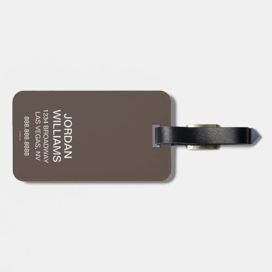 Mermaid X-ing Bagagelabel (Achterkant horizontaal)