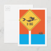 Mermaid X-ing Briefkaart (Voorkant / Achterkant)