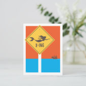 Mermaid X-ing Briefkaart (Staand voorkant)