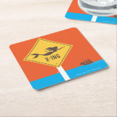 Mermaid X-ing Kartonnen Onderzetters (Schuin)