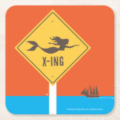 Mermaid X-ing Kartonnen Onderzetters (Voorkant)