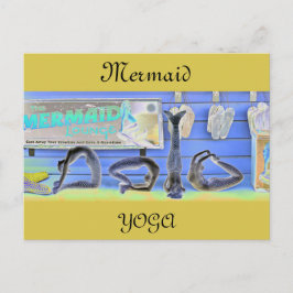 Mermaid Yoga Briefkaart
