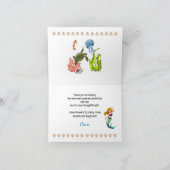Mermaid Zee Adventure Ocean Waves Bedankkaart (Binnen)