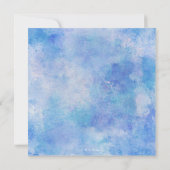 Mermaid Zee | Beach Cocktail Bachelorette Party Kaart (Achterkant)