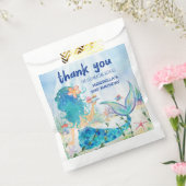 Mermaid Zee | Beach Cupcakes Birthday Hartelijk da Bedankzakje (Gezegeld)