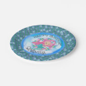 Mermaid Zee Blue Green Scales Paper Bord (Gekanteld)