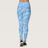 Mermaid Zee Blue Scale Leggings (Achterkant)