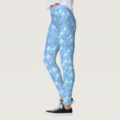 Mermaid Zee Blue Scale Leggings (Links)