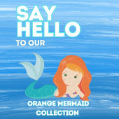 Mermaid Zee Blue Scales Dank je wel voor doos Bedankdoosjes