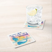Mermaid Zee | Drink als een vis Kartonnen Onderzetters (Insitu)
