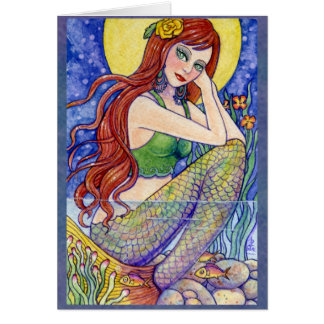Mermaid Zee Fairy Fantasy Card van Ann Howard