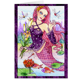 Mermaid Zee Fairy Fantasy Card van Ann Howard