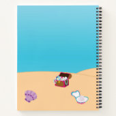 Mermaid Zee Floor Shells Ship Notebook Pink Notitieboek (Achterkant)
