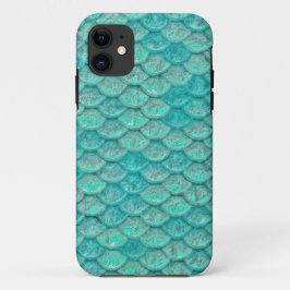 Mermaid Zee Green Scales iPhone 11 Hoesje