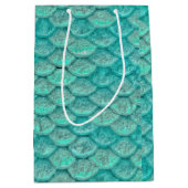 Mermaid Zee Green Scales Medium Cadeauzakje (Voorkant)