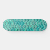 Mermaid Zee Green Scales Persoonlijk Skateboard (Horizontaal)