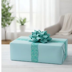 Mermaid Zee Green Scales Satijnen Lint