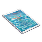Mermaid zee nymph art van Renee Lavoie Notitieboek (Rechterzijde)