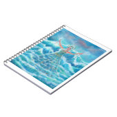 Mermaid zee nymph art van Renee Lavoie Notitieboek (Linkerzijde)