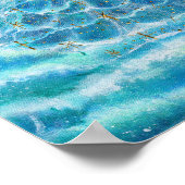 Mermaid zee nymph art van Renee Lavoie Poster (Hoek)