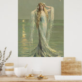Mermaid Zee Nymph Poster Print (Keuken)