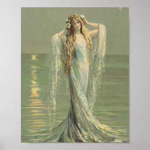 Mermaid Zee Nymph Poster Print